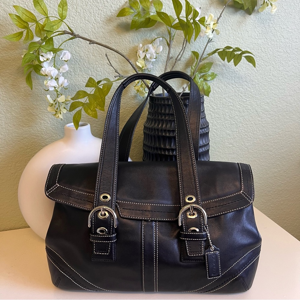 Coach Black leather Handbag